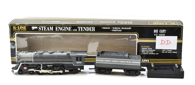 K-LINE STEAM ENGINE WITH TENDER K-3010 & ORIGINAL BOX