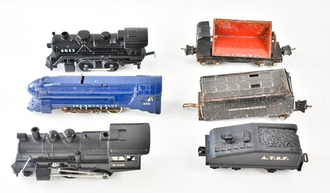 ASSORTED VINTAGE TRAINS: LIONEL, LIONEL LINES, AMERICAN FLYER