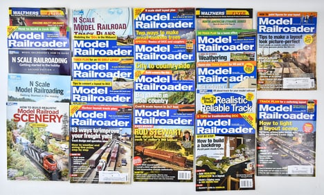 VINTAGE RAILROAD MAGAZINES AND BOOKS: MODEL RAILROAD, WALTHER'S FLYER, & MORE
