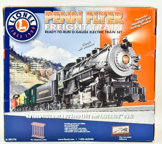 LIONEL O-GAUGE PENNSYLVANIA FLYER FREIGHT TRAIN SET NO. 6-30174
