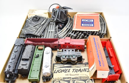 LIONEL TRAIN O-GAUGE TRAINS, TRACK, TRANSFORMER & MORE