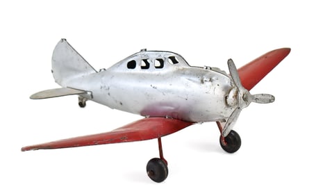 MARX P-35 PRESSED STEEL SINGLE PROP AIRPLANE