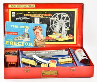A.C. GILBERT COMPANY 8-1/2 SIZE ALL-ELECTRIC ERECTOR SET