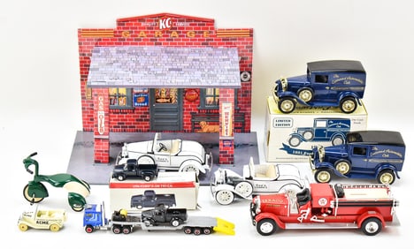 ASSORTED VINTAGE DIE-CAST CARS: HALLMARK, LIBERTY, LLEDO, & MORE