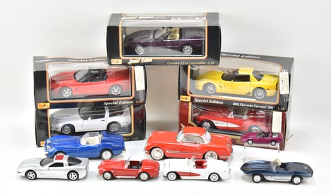 ASSORTED DIE-CAST MODEL CHEVROLET CARS: MAISTO, BUDDY L, REVELL, & MORE
