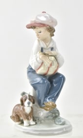 LLADRO 'MY BEST FRIEND' NO. 5401 PORCELAIN FIGURINE
