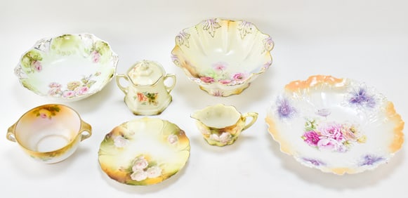 COLLECTION OF ANTIQUE R.S. PRUSSIA CHINA