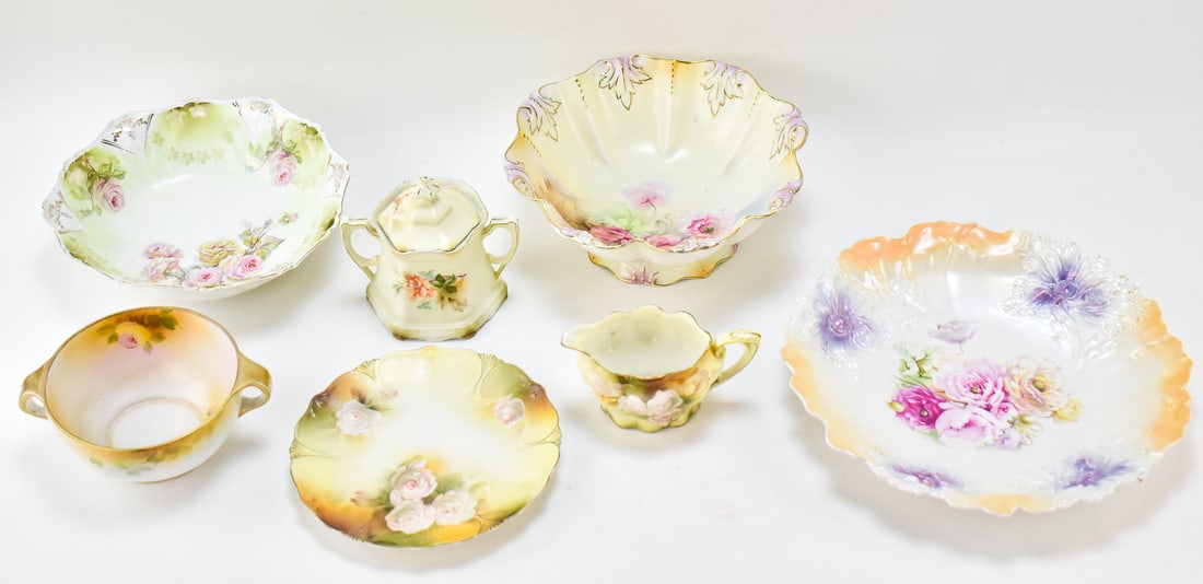 COLLECTION OF ANTIQUE R.S. PRUSSIA CHINA (1 of 5)