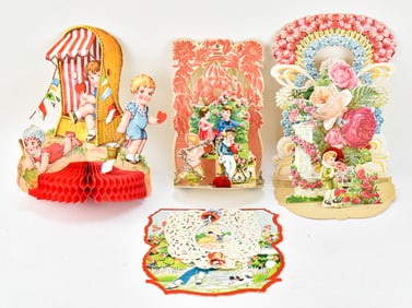 VINTAGE POP-UP VALENTINE CARDS