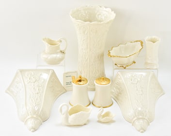 ASSORTED LENOX & BELLEEK PORCELAIN
