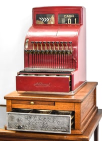 NATIONAL CASH REGISTER CO. 121(2) & 'THE MCCASKEY SYSTEM' CASH REGISTERS