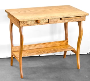 DENVER UNION STATION OAK WORK DESK