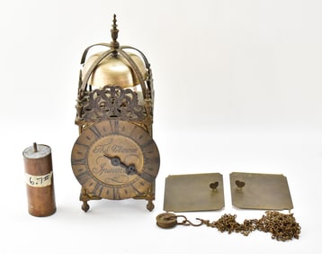 REPRODUCTION THOMAS MOORE LANTERN CLOCK