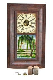 EARLY 20TH C. CHAUNCEY JEROME PARLOR CLOCK