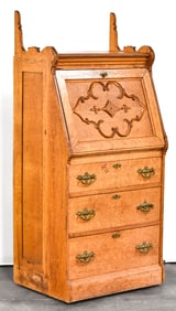 C. 1900 OAK SECRETARY DESK