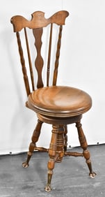 A. MERRIAM & CO. PIANO STOOL