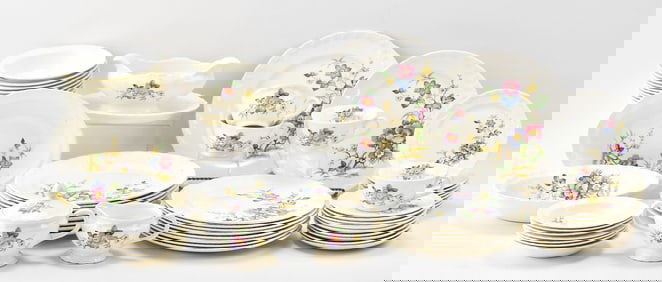 COLLECTION OF POPE GOSSER CHINA 'STERLING' DINNERWARE