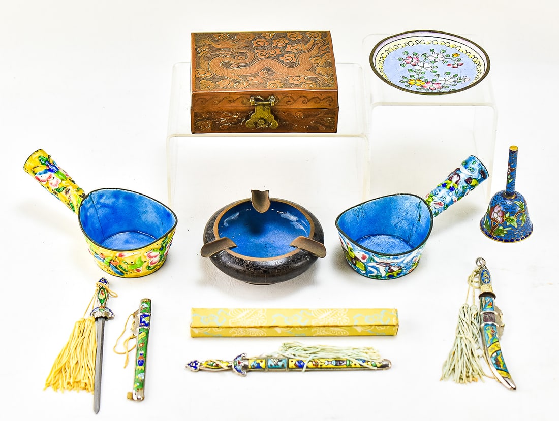 ASSORTED ASIAN COLLECTIBLES: CLOISONNE & MORE (1 of 4)
