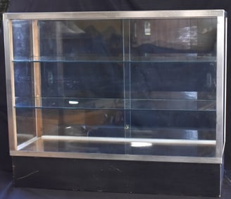 THREE-TIER GLASS DISPLAY CABINET