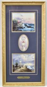 THOMAS KINKADE 'A NEW DAY DAWNING' LITHOGRAPH