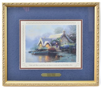 THOMAS KINKADE 'LOCHAVEN COTTAGE' COLLECTOR'S SOCIETY LITHOGRAPH