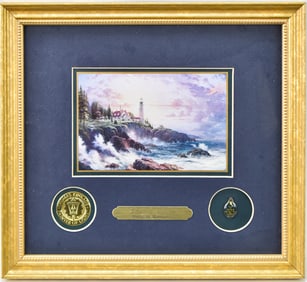 THOMAS KINKADE 'CLEARING STORMS' LITHOGRAPH