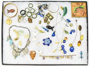 ASSORTED RUSTIC, STONE, & HANDMADE JEWELRY