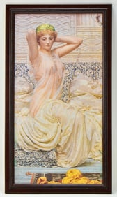 ALBERT JOSEPH MOORE 'SILVER' CANVAS TRANSFER LITHOGRAPH
