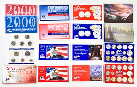 2000s UNCIRCULATED UNITED STATES MINT SETS