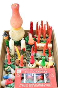 VINTAGE CHRISTMAS LANTERN/LIGHTING CANDLES: GURLEY & NOEL DECORATIONS INCORPORATED