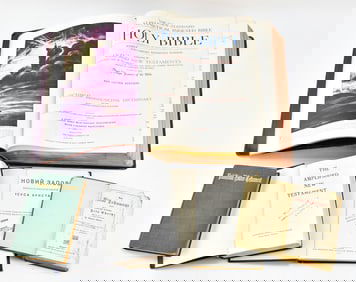 20TH CENTURY BIBLES: JOHN A. HERTEL COMPANY, THE BRITISH & FOREIGN BIBLE SOCIETY, DR. MARTIN LUTHER,