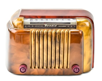 VINTAGE BENDIX AVIATION CORPORATION MODEL 526B TUBE RADIO