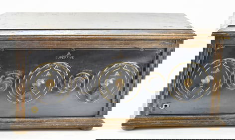 APEX SUPERFIVE TUBE RADIO C. 1920'S