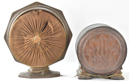 AIR-CHROME TEMPLE AIR COLUMN LOUDSPEAKER MODEL 15 (ATTR.) LOUDSPEAKER & BOUDETTE MANUFACTURING