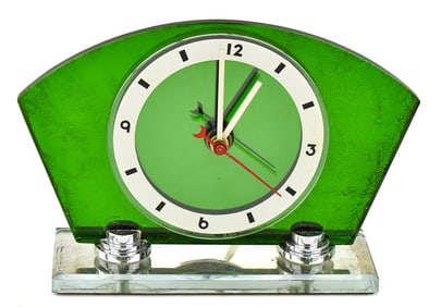 GILBERT ROHDE (ATTR.) ART DECO ELECTRIC CLOCK