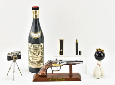MIDCENTURY LIGHTER COLLECTION: HENNESSEY COGNAC, LUMIX CAMERA, & MORE