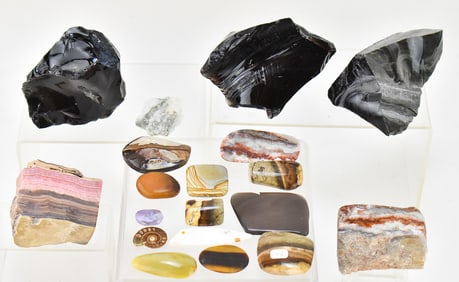 COLLECTION OF ROCKS, MINERALS, & CRYSTALS