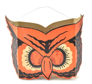 BEISTLE DUAL-SIDED OWL FACE DIECUT LANTERN