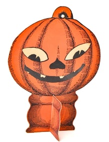 BEISTLE DIECUT JACK-O-LANTERN TABLE DECORATION