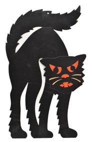 BEISTLE 3-D DIECUT BLACK CAT TABLE DECORATION