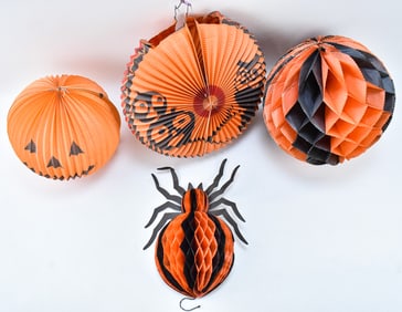 HALLOWEEN PAPER LANTERN & HONEYCOMB DECORATION ASSORTMENT: BEISTLE BEE LINE