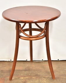 THONET STYLE BENTWOOD CAFE TABLE