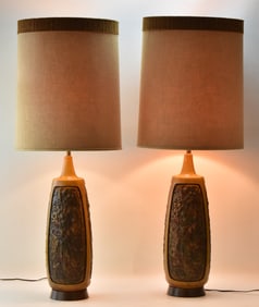 PAIR OF MCM TABLE LAMPS