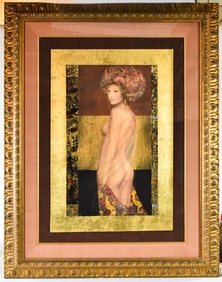 CSABA MARKUS 'HELENA' LIMITED EDITION MIXED MEDIA ON PAPER