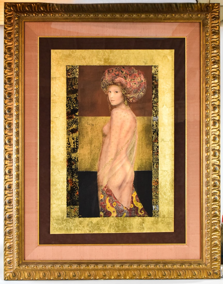 CSABA MARKUS 'HELENA' LIMITED EDITION MIXED MEDIA ON PAPER (1 of 6)