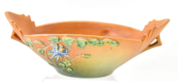 ROSEVILLE POTTERY COLUMBINE CONSOLE BOWL #404-10
