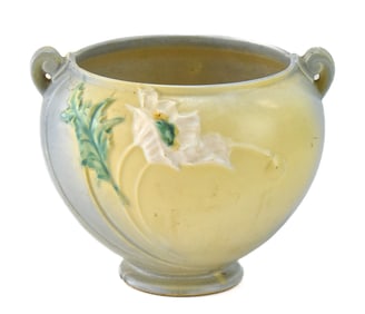 ROSEVILLE POTTERY POPPY JARDINIERE #642-6