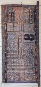 EARLY 20TH CENTURY DOGON (MALI) GRANARY DOOR