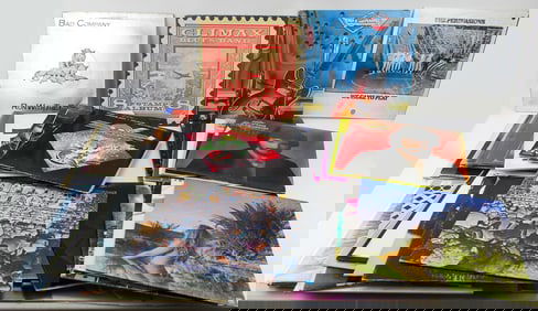 COLLECTION OF FIFTY VINTAGE LP RECORDS OF VARIOUS GENRES