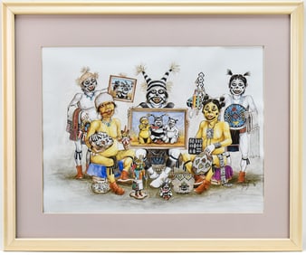 NEIL DAVID RANDALL, SR. 'TUHISMA' SIGNED LITHOGRAPH